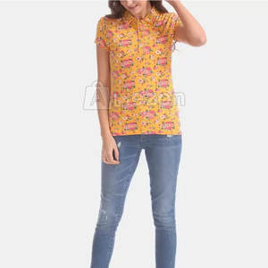 Camisetas de sublimación transpirables y de talla grande para mujer Camisetas de sublimación de Venta caliente hechas en Pakistán - Product Image 2