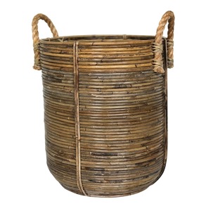 Artex Green Earth Bear <b>Wicker</b> <b>Storage</b> <b>Baskets</b> Lid Handmade Natural Rattan Eco-Friendly Modern Animal Shaped Multifunction Made - Product Image 1
