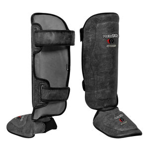 Nouveaux protège-tibias de boxe personnalisés avec logo OEM, protège-pieds amovibles, PU léger, écologique, protection professionnelle, couleurs personnalisées - Product Image 4