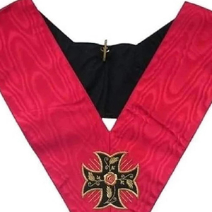 Regalos para mujeres Masonic Regalia Masonry Masters Mason Delantal de piel de cordero Oficiales Collar Pintura Resina Artesanía Ronpex - Product Image 4