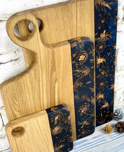 Tabla de Cortar de Resina con Diseño de Olas Oceánicas, Tabla de Madera para Servir Queso y Charcutería a los Precios Más Bajos - Product Image 5