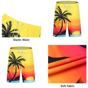 Pantalones cortos de encaje con estampado de logotipo personalizado para hombre, ideal para ropa informal, promociones en la playa, equipos deportivos, tela transpirable, diseño OEM - Product Image 4