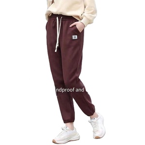 Pantalon de jogging décontracté 100 % coton pour homme, taille haute, tissu épais, teint uni, streetwear, avec logo personnalisé, vente en gros - Product Image 4