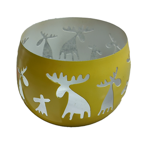 Support votif en métal exclusif et moderne pour la décoration de la maison et les fêtes de Noël - Product Image 6