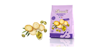 Bauli bruschette คลาสสิก150กรัมขนมปังแป้งสาลีปิ้งที่มีรสชาติกรอบเนื้อนุ่มบรรจุภัณฑ์ทำจากแป้งข้าวเจ้า - Product Image 3