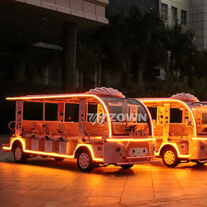 ZOWN Nouveau Design Voiture Électrique de Tourisme en Forme de Dessin Animé Rose Corail 14 Places avec Batterie 60V 100AH et Garantie de 2 Ans pour les Touristes - Product Image 4