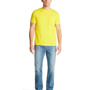Top Quality Color <b>Men</b> High Street Style Cotton Polyester Crewneck Pocket <b>T</b>-<b>Shirt</b> Breathable Plus Size Pocket <b>T</b>-<b>shirts</b> for Adults - Product Image 3