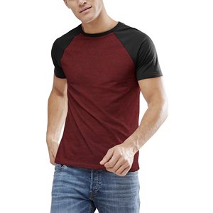 Camiseta serigrafiada de seda raglán de manga corta personalizada de algodón súper suave directamente de fábrica para hombres Envío DDP - Product Image 6