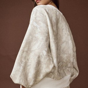 Sudadera de camuflaje personalizada de fábrica para mujer sudadera de manga larga con cuello redondo de gran tamaño al por mayor - Product Image 4