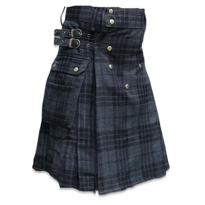 Vente directe d'usine Kilts Tartan à bas quantité minimale de commande Kilts Tartan personnalisables Kilts Tartan de marque privée - Product Image 4