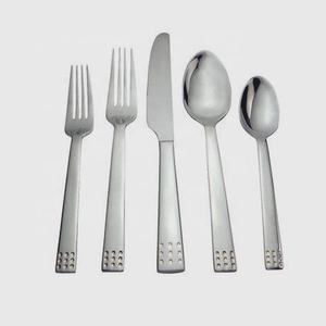 Juego de cubiertos de comedor niquelado plateado de acero inoxidable, venta directa de fábrica de calidad superlativa, cubiertos de plata - Product Image 2