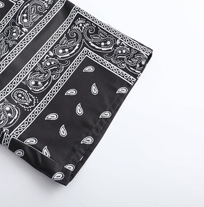 Trendy <b>5</b> <b>Inch</b> <b>Inseam</b> Custom Plus Size Double Layer Mesh Men's Joggers Fitness mesh <b>Shorts</b> Bandana Print Youth Basketball - Product Image 4