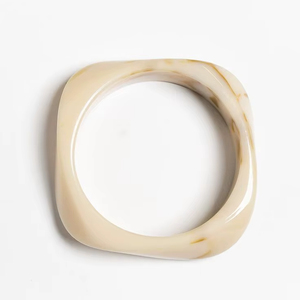 new arrival cream color Resin <b>Napkin</b> <b>Ring</b> for Dining Table Decor Latest marble <b>napkin</b> <b>rings</b> for sale from India - Product Image 1