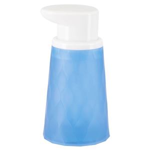 Dispenser di sapone Spirella 'Pool' in polipropilene blu, 8 x 8 x 15,7 cm - Product Image 1