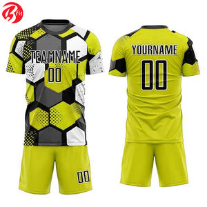 Ropa de estilo de fútbol callejero de manga corta para adultos Camiseta de fútbol al aire libre con parte superior de corte automatizada para hombres y mujeres - Product Image 4