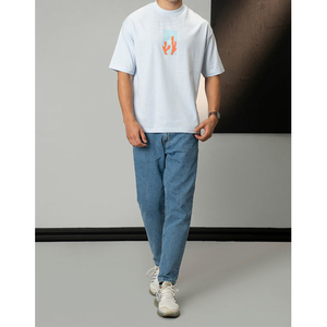 Directo de fábrica al por mayor de algodón con estampado personalizado 240 GSM Drop Shoulder Cool Fit Streetwear camiseta de gran tamaño - Product Image 2