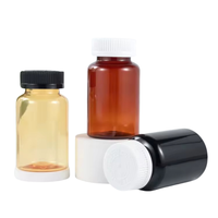 Bouteille de capsule de vitamine en plastique PET transparente bouteille de pilule de sexe pour l'usine de médecine directe de la manufacture du Vietnam