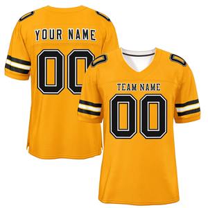 2025 Football américain personnalisé Football américain maillot noir gris personnalisé imprimé nom de l'équipe numéro adulte enfants - Product Image 5