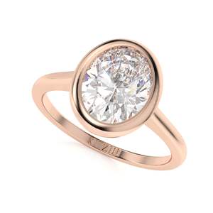 1.50CTOval Cut Diamon Diamond Unique Bridal Set Bague de mariage pour femme - Product Image 2