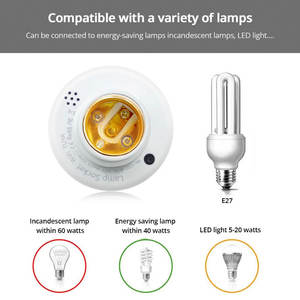 Portalámparas Inteligente Tuya AC85-265V E27 con Control por Voz y Función <span class=keywords><strong>de</strong></span> Encendido/Apagado Programado PST-WL-LC01, <span class=keywords><strong>Precio</strong></span> <span class=keywords><strong>de</strong></span> Fábrica - Product Image 6