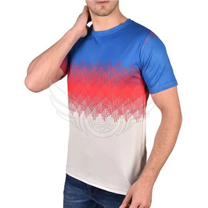 Camisetas de sublimación de poliéster de alta calidad para la venta camisetas de sublimación coloridas de moda para hombres - Product Image 3