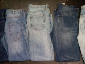 Jeans de Pierna Ancha, Jeans de Mezclilla con Estilo Informal, 100% Algodón, Bordado Personalizado - Product Image 6