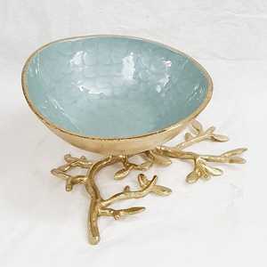 ชามเสิร์ฟผลไม้ทำจากโลหะอุปกรณ์ตกแต่งโต๊ะอาหารดีไซน์ทันสมัย - Product Image 2