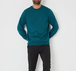 Sudadera con capucha de rendimiento atlético de alta calidad Tela absorbente de humedad de alta calidad para entrenamientos de invierno y actividades al aire libre Cuello redondo - Product Image 2