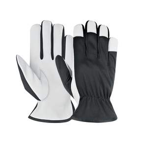 Gants de mécanicien industriel flexibles noirs et blancs pour hommes Logo personnalisé Gants d'assemblage de sécurité de haute qualité - Product Image 3