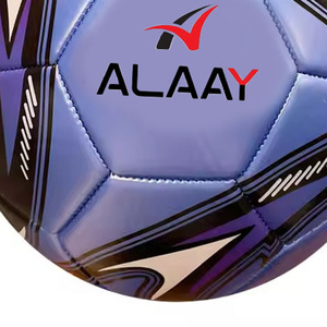 Ballon de football Alaay 5 # Vente Ballon de football personnalisé directement de l'usine Promotion Original Cuir PVC cousu à la machine Taille 5 Football - Product Image 5