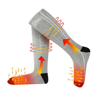 Style moderne doux pour la peau femmes/hommes chaussettes chauffantes électriques chaussettes de sécurité Elektrische Heizsocken pour la randonnée vélo escalade - Product Image 1