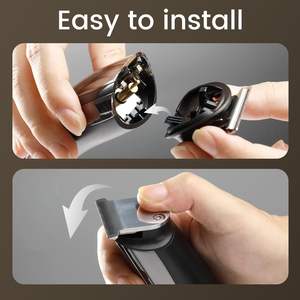 Kit de tondeuses à cheveux professionnelles 16-en-1, tondeuse à barbe électrique sans fil pour hommes avec vitesse turbo, précision, alimentation par batterie - Product Image 4