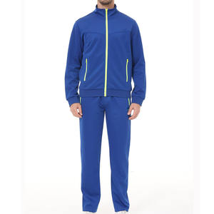 À la mode de bonne qualité vêtements de sport hommes survêtements couleur unie respirant léger manches longues survêtement - Product Image 1