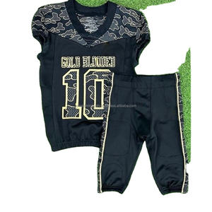 Vente en gros d'uniforme de football américain personnalisé Haut à séchage rapide avec nouveau style de respirabilité grande taille - Product Image 4