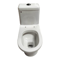 WC en céramique de luxe de haute qualité, structure monobloc à double chasse, à poser au sol, pour salle de bain modulaire