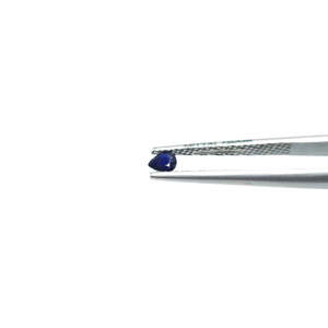 Saphirs bleus naturels de Bangkok, formes poire calibrées 3x4mm et 4x5mm, pierres précieuses lâches de coupe ovale de 8mm de hauteur, composées d'opale et d'aigue-marine - Product Image 4