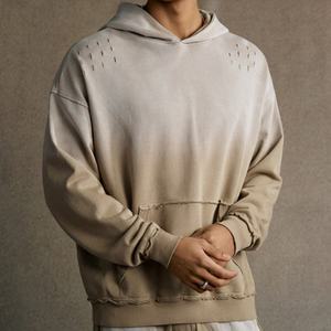 Sudadera con Capucha Extra Grande de Estilo Vintage, Mezcla de Algodón, Resistente al Viento, Personalizable, Unisex, Deportiva, para Otoño e Invierno - Product Image 2