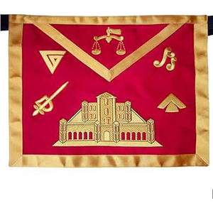 Tablier maçonnique vintage blanc et bleu avec emblème de la Bible, accessoires de régalias uniformes - Product Image 5