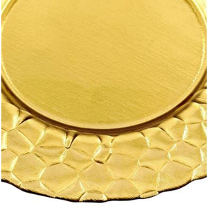 Plaque de chargeur en or de conception fabuleuse plaque formelle décorative martelée à la main pour les assiettes de chargeur les plus vendues - Product Image 5