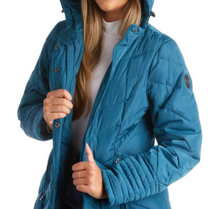 Meilleures ventes Veste bouffante en tricot de coupe régulière pour femmes à manches longues Vêtements d'extérieur d'hiver imperméables et respirants - Product Image 4