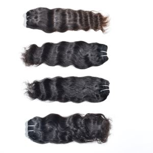 Vente en gros 100% non transformés Remy naturel noir cuticule alignée tissage vietnamien extensions de vague profonde cheveux humains des femmes indiennes - Product Image 6