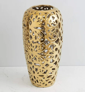 Florero de latón de diseño antiguo decoración del hogar acabado decoración interior de lujo para el hogar precio de fábrica Material de alta calidad - Product Image 5