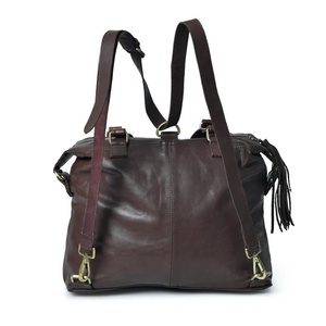 Qualité supérieure en cuir souple fait à la main multi-usages sac à dos Cum sac à main Top fournisseur indien fabricant Saman exportations - Product Image 3