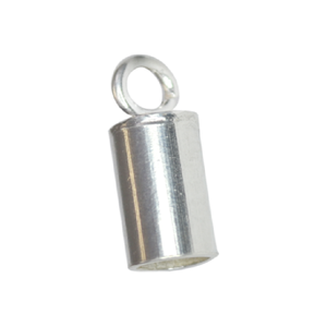 Tubes d'extrémité en argent sterling de 1mm de diamètre intérieur Fabricant et fournisseur de composants en argent de la meilleure qualité - Product Image 4