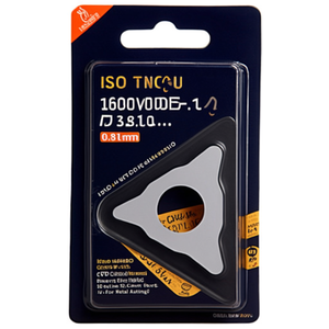 ISO TNMG 160408E-NMT9415 D. 3.81mm MT-CVD Inserto de Torneado Indexable con Recubrimiento, Paquete de 10 para Corte de Metales - Product Image 2