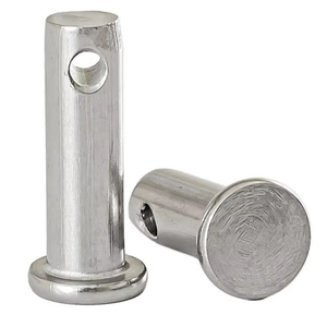 สลักหมุดเหล็กกล้าไร้สนิม 304 หัวแบนทรงกระบอกมีรู - Product Image 1