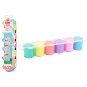 Set di 6 colori acrilici 25ml colori base per la pittura su carta su tela di vetro - Product Image 1