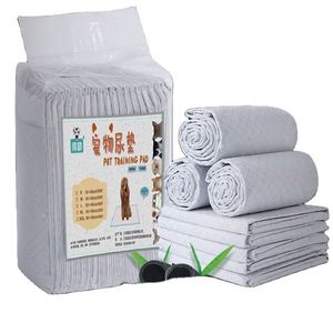 Tapis pour animaux de compagnie en promotion : Tapis d'apprentissage jetables pour chiots en charbon de bambou et accessoires pour chiens - Product Image 3