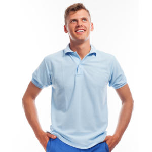 Chemises polo pour hommes 100% coton à manches courtes Style été blanc col ajusté vêtements de golf vêtements de tennis mode anti-rides - Product Image 2