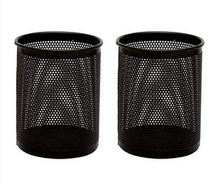 Portalápices cuadrado de metal con aspecto minimalista para una decoración moderna de oficina y uso de escritorio de estudio en casa - Product Image 1